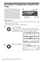 Preview for 48 page of Sony SLV-SE410K Operating Instructions Manual