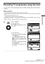 Preview for 57 page of Sony SLV-SE410K Operating Instructions Manual