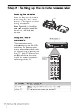 Preview for 12 page of Sony SLV-SE430K Operating Instructions Manual