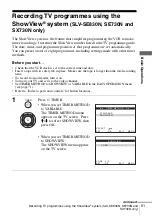 Preview for 51 page of Sony SLV-SE430K Operating Instructions Manual