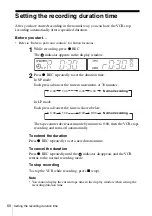 Preview for 60 page of Sony SLV-SE430K Operating Instructions Manual