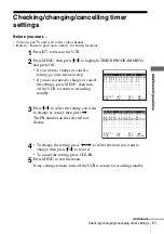 Preview for 61 page of Sony SLV-SE430K Operating Instructions Manual