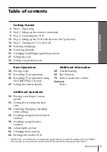 Preview for 3 page of Sony SLV-SE45UX Operating Instructions Manual