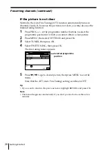 Preview for 20 page of Sony SLV-SE45UX Operating Instructions Manual