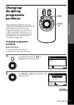 Preview for 21 page of Sony SLV-SE45UX Operating Instructions Manual