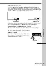 Preview for 39 page of Sony SLV-SE45UX Operating Instructions Manual