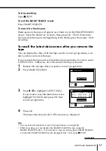 Preview for 57 page of Sony SLV-SE45UX Operating Instructions Manual