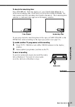 Preview for 45 page of Sony SLV-SE50EG Operating Instructions Manual