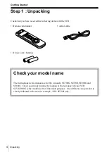 Preview for 4 page of Sony SLV-SE700G Operating Instructions Manual