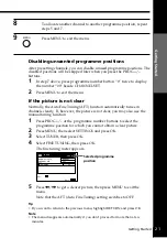 Preview for 21 page of Sony SLV-SE70EX Operating Instructions Manual