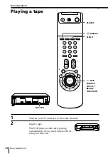 Preview for 34 page of Sony SLV-SE70EX Operating Instructions Manual