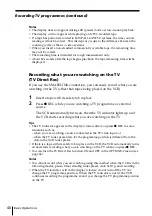 Preview for 40 page of Sony SLV-SE70EX Operating Instructions Manual