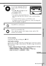 Preview for 43 page of Sony SLV-SE70EX Operating Instructions Manual