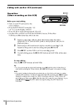 Preview for 66 page of Sony SLV-SE70EX Operating Instructions Manual