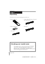 Preview for 4 page of Sony SLV-XA125TK Operating Instructions Manual