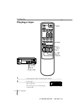 Preview for 10 page of Sony SLV-XA125TK Operating Instructions Manual