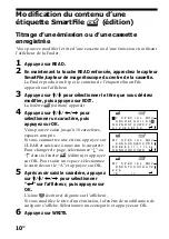 Preview for 22 page of Sony SmartFile Finder SF-F1 Operating Instructions Manual