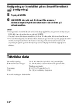 Preview for 96 page of Sony SmartFile Finder SF-F1 Operating Instructions Manual