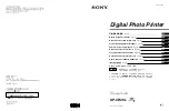 Sony SNAPLAB UP-CR20L User Manual preview