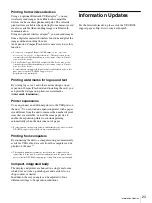 Preview for 23 page of Sony SNAPLAB UP-CR20L User Manual