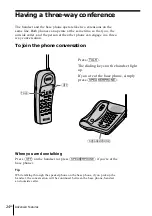 Preview for 24 page of Sony SPP-206 Operating Instructions Manual