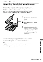 Preview for 25 page of Sony SPP-206 Operating Instructions Manual