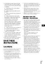 Preview for 3 page of Sony SPP-933 - 900mhz Cordless Telephone Operating Instructions Manual