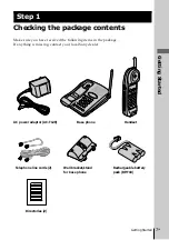 Preview for 7 page of Sony SPP-933 - 900mhz Cordless Telephone Operating Instructions Manual