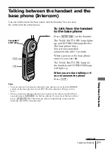 Preview for 27 page of Sony SPP-933 - 900mhz Cordless Telephone Operating Instructions Manual