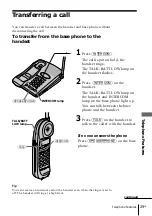 Preview for 29 page of Sony SPP-933 - 900mhz Cordless Telephone Operating Instructions Manual