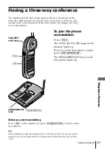 Preview for 31 page of Sony SPP-933 - 900mhz Cordless Telephone Operating Instructions Manual