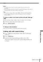 Preview for 15 page of Sony SPP-A400 - Cordless Telephone With Answering Machine Operating Instructions Manual