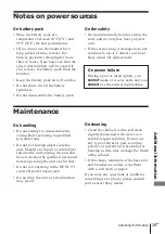 Preview for 29 page of Sony SPP-A400 - Cordless Telephone With Answering Machine Operating Instructions Manual