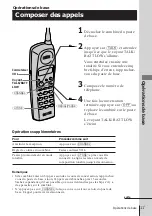 Preview for 45 page of Sony SPP-A400 - Cordless Telephone With Answering Machine Operating Instructions Manual