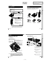 Preview for 3 page of Sony SPP-A9171 - Cordless Telephone With Answering Machine Service Manual