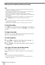 Preview for 34 page of Sony SPP A946 - 900MHz Cordless Telephone Operating Instructions Manual