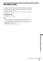 Preview for 43 page of Sony SPP A946 - 900MHz Cordless Telephone Operating Instructions Manual