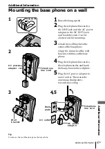 Preview for 47 page of Sony SPP A946 - 900MHz Cordless Telephone Operating Instructions Manual