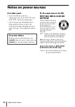 Preview for 48 page of Sony SPP A946 - 900MHz Cordless Telephone Operating Instructions Manual