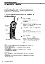 Preview for 74 page of Sony SPP A946 - 900MHz Cordless Telephone Operating Instructions Manual