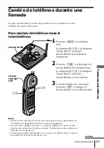 Preview for 79 page of Sony SPP A946 - 900MHz Cordless Telephone Operating Instructions Manual