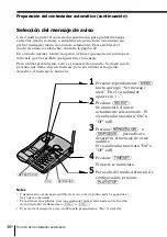 Preview for 90 page of Sony SPP A946 - 900MHz Cordless Telephone Operating Instructions Manual