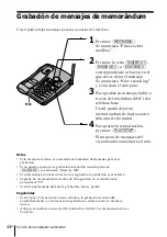 Preview for 98 page of Sony SPP A946 - 900MHz Cordless Telephone Operating Instructions Manual