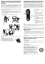 Preview for 4 page of Sony SPP-N1003 - 900mhz Cordless Telephone Operating Instructions Manual