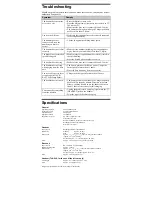 Preview for 5 page of Sony SPP-N1003 - 900mhz Cordless Telephone Operating Instructions Manual