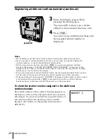 Preview for 24 page of Sony SPP-S2720 Operating Instructions Manual