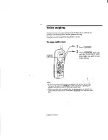 Preview for 22 page of Sony SPP-SS955 - Cordless Telephone Operating Instructions Manual