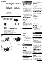 Sony SRS-P10Q Operating Instructions preview