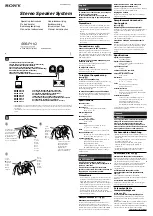 Sony SRS-P11Q Operating Instructions preview