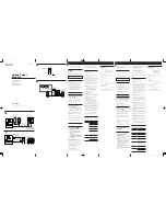 Sony SRS-PC3DW Operating Instructions preview